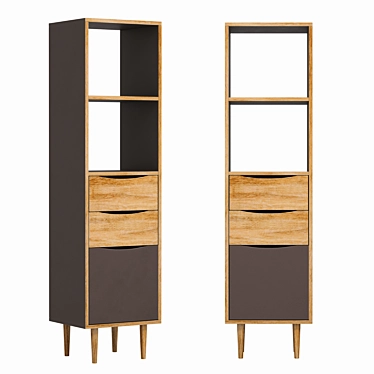 Stylish Rack for Organization 3D model image 1 