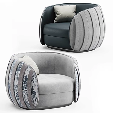 Elegant Loto_2015 Armchair 3D model image 1 