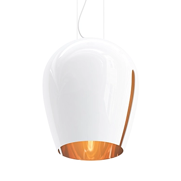 Elegant Zita Pendant Light 3D model image 1 