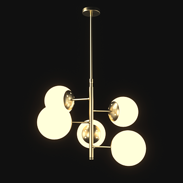 Modern Dar Lighting Bombazine Pendant 3D model image 1 