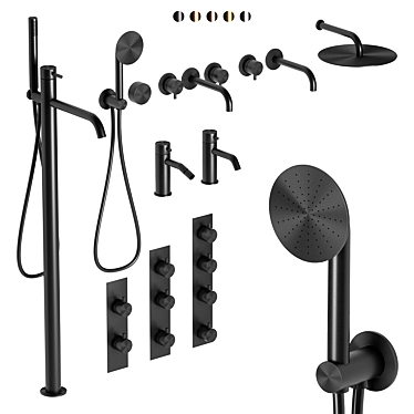 Plumbing mixers Quadro set 2