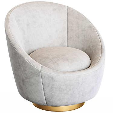Stylish Ether Swivel Chair 3D model image 1 