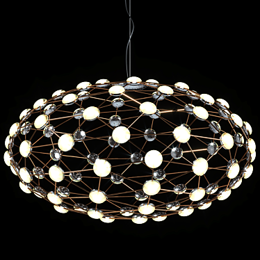 Glistening Crystal Chandelier 3D model image 1 