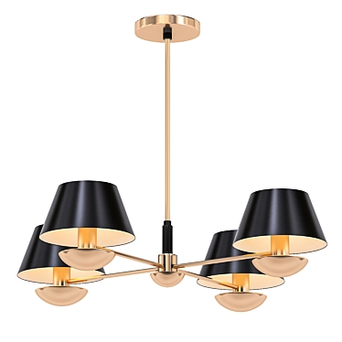 Mazarine Pendant Light: Elegant Illumination 3D model image 1 