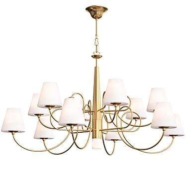 Elegant Lightstar Vortico Chandelier 3D model image 1 