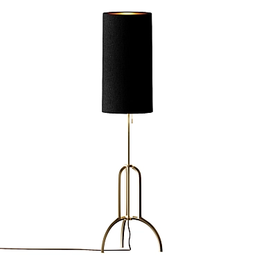 Title: O&G Ames Floor Lamp - Timeless Elegance 3D model image 1 