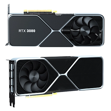 Nvidia RTX 3080 GPU 3D model image 1 