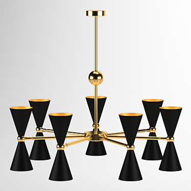 Maytoni Vesper Retro-Style Pendant Light 3D model image 1 