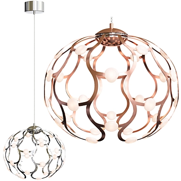 Elegant Bogates 431/1 Drops Pendant 3D model image 1 