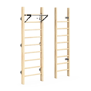 Nordic Fitness Swedish Ladder 3D model image 1 