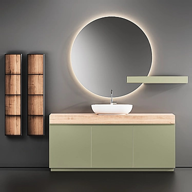 Edone: Modern and Sleek GIUNONE GIU 9005 Vanity 3D model image 1 