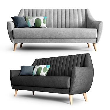 La Forma: Off Soft Sofa 3D model image 1 