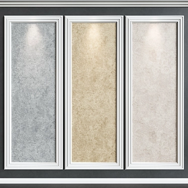 Decorative Plaster Set 3D model image 1 