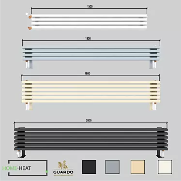 Title: Retta 6P Set: Optimal Heating Solution 3D model image 1 