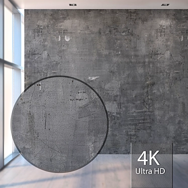 Seamless Concrete Wall Texture 3D model image 1 