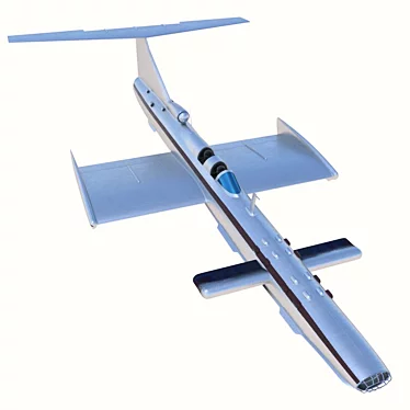 Soviet SM-2 Experimental Ekranoplan 3D model image 1 