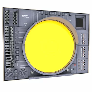 SAGE-1: Advanced Radar Console 3D model image 1 