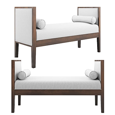 Pietro Bench - Silver Linen