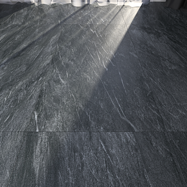 Savoy Graphite Floor Tile 60x120 3D model image 1 