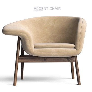 Modern Home Office Accent Chair 3D model image 1 