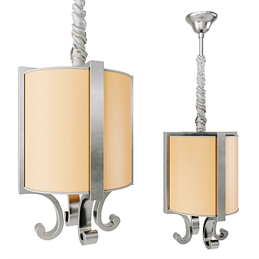 Philadelphia Nickel Pendant Light 3D model image 1 