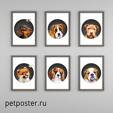 PetPoster: Stylish Pet Posters 3D model image 1 