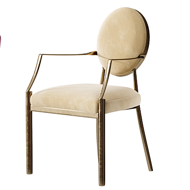 Elegant Eichholtz Scribe Dining Chair 3D model image 1 