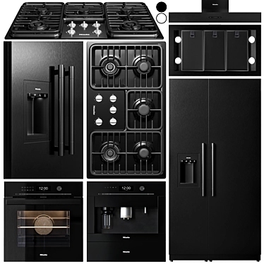 Kitchen Perfection: Miele Appliance Collection 3D model image 1 