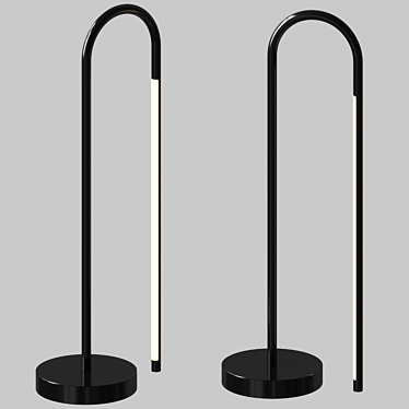 Nexia Bow: Elegant Table Lamp 3D model image 1 