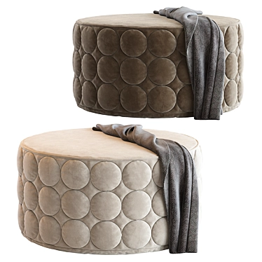 Missoni Home Modern Summer Pouf 3D model image 1 