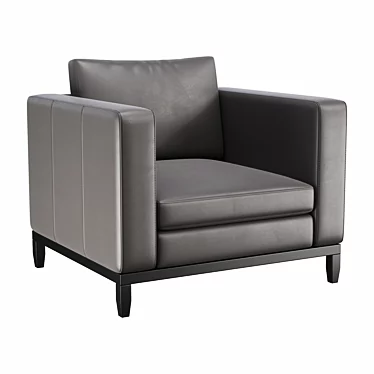 Modern Hamburg Armchair 3D model image 1 