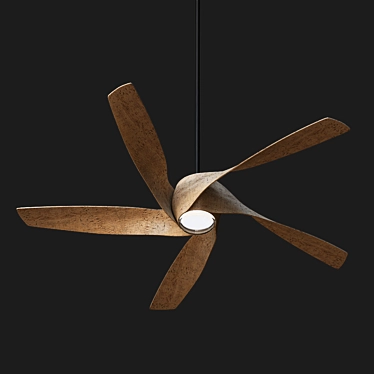 Airflow Deluxe 3-in-1 Ceiling Fan 3D model image 1 