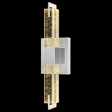 Elegant Glacier Rectangular Light 3D model image 1 