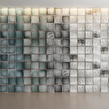 Vintage Glass Blocks: Diesel Collection 3D model image 1 