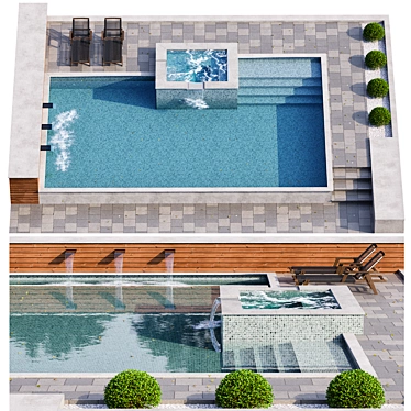 Versatile Pool Design | 3D Model 3D model image 1 