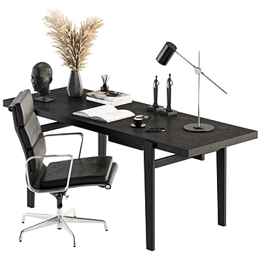 Sleek and Functional: Poliform Work Desk 3D model image 1 