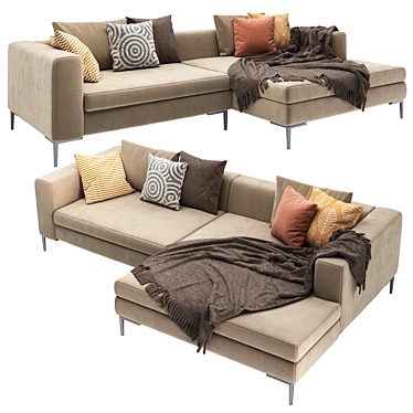Rove Concepts Hugo 2 Sofa 3D model image 1 