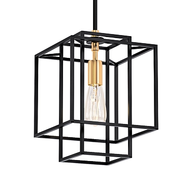Maxim Liner Single Light Pendant 3D model image 1 