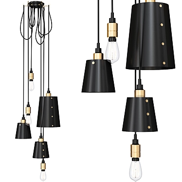 Elegant Hooked 6.0 Pendant Light 3D model image 1 