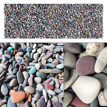 Smooth Pebble No. 14 - High-Quality 3D Model 3D model image 1 