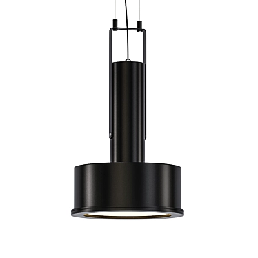 Minimalist Aluminum Pendant Lamp 3D model image 1 