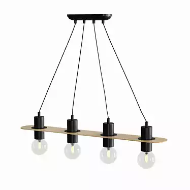 Modern LED Pendant Light - Aldex ALBA 940L 3D model image 1 