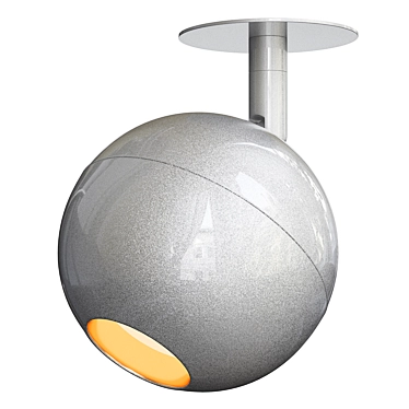 Sleek Silver Elektrostandard Ball 3D model image 1 