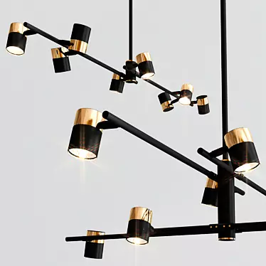 CASA Pendant Light Collection: Modern and Versatile 3D model image 1 