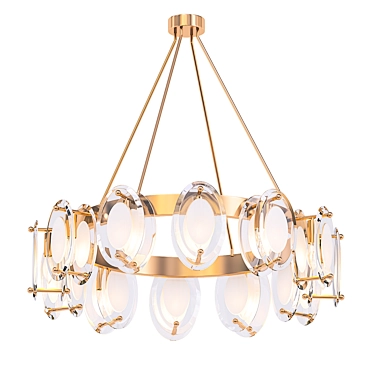 Sublime Eichholtz Chandelier: Timeless Elegance 3D model image 1 