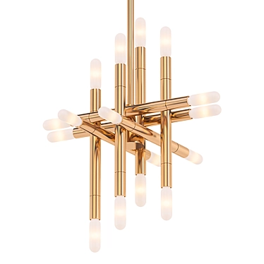 Modernistic PENTAGONE Pendant 3D model image 1 