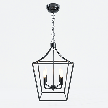 Elegant Lighting Marden Chandelier 3D model image 1 