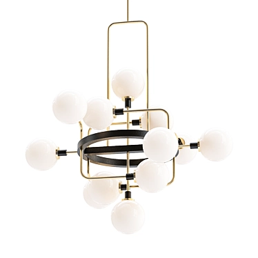 Elegant Viaggio Chandelier: Illuminate Your Space 3D model image 1 