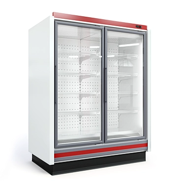 Barcelona Wall-Mounted Refrigerated Display 3D model image 1 