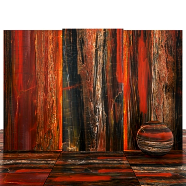 Hyperion Marble: Luxurious 5 Texture Slabs & Tiles 3D model image 1 